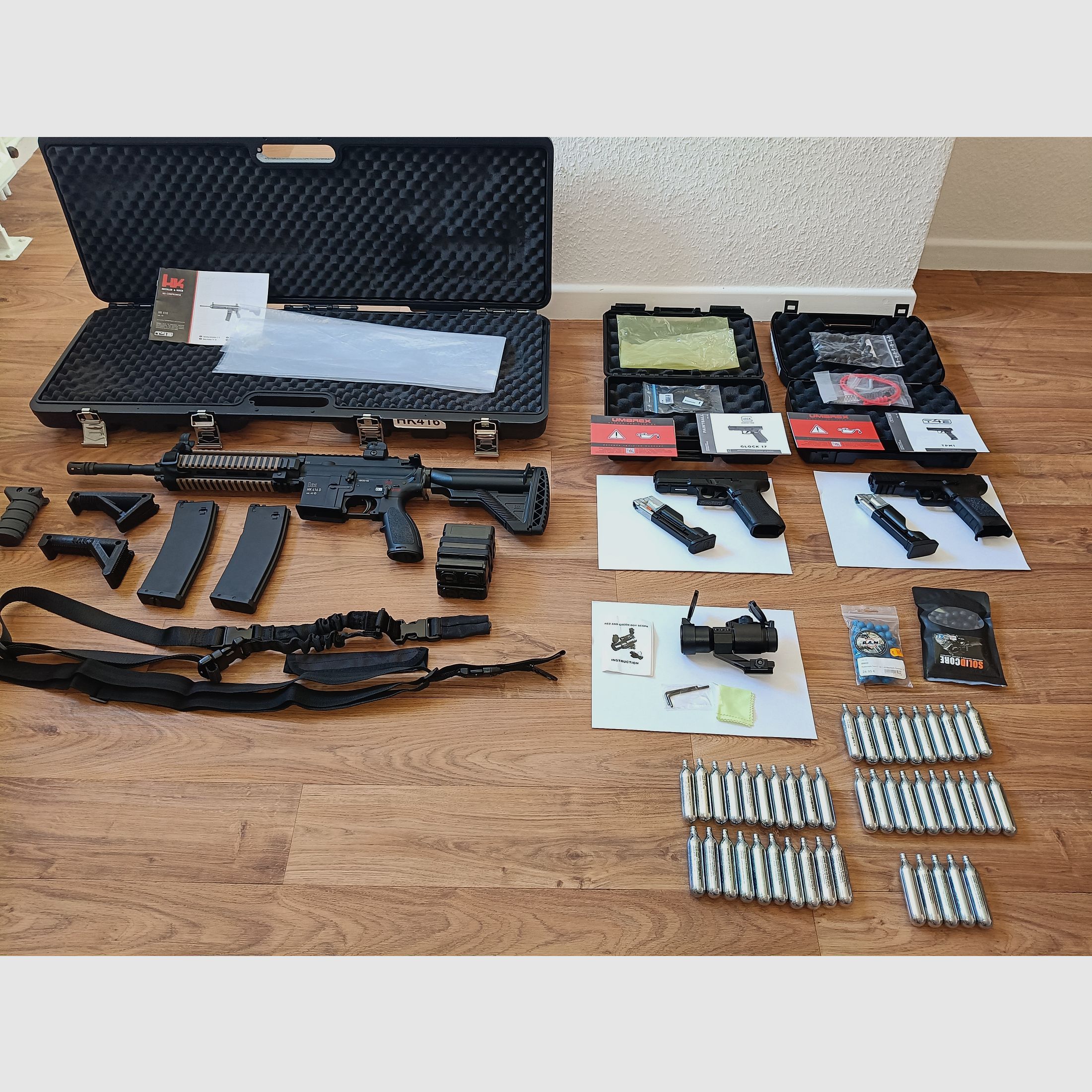 NEU Umarex T4E TPM1 cal.43  Sammlung Auflösung Glock HK416
