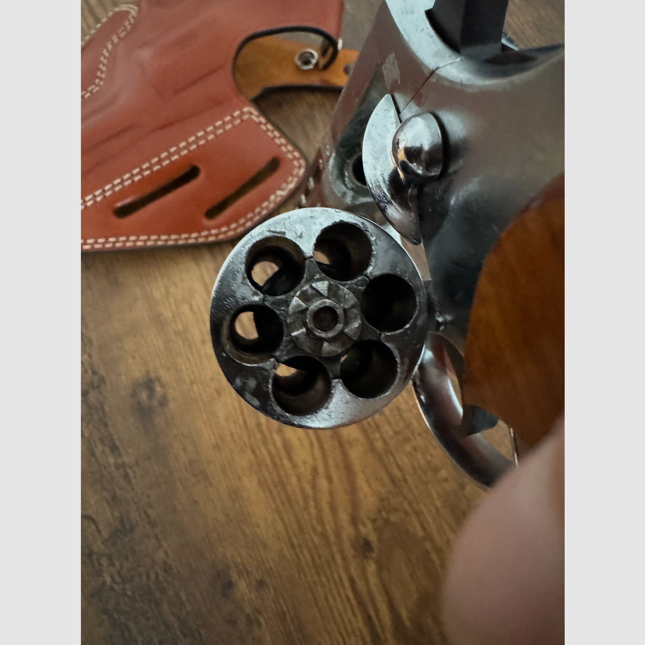 Mauser L100 9mm Chrom Rarytas! Z skórzanym dopasowanym kaburą