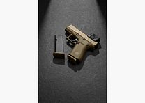 Pistolet Glock 43X Coyote A-Cut Combo Aimpoint COA