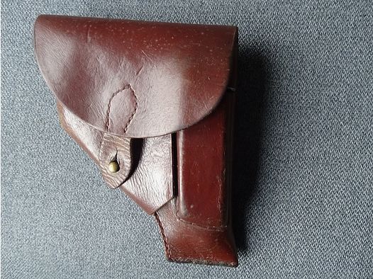 Braunes Lederholster passend für Walther PPK- Pistole