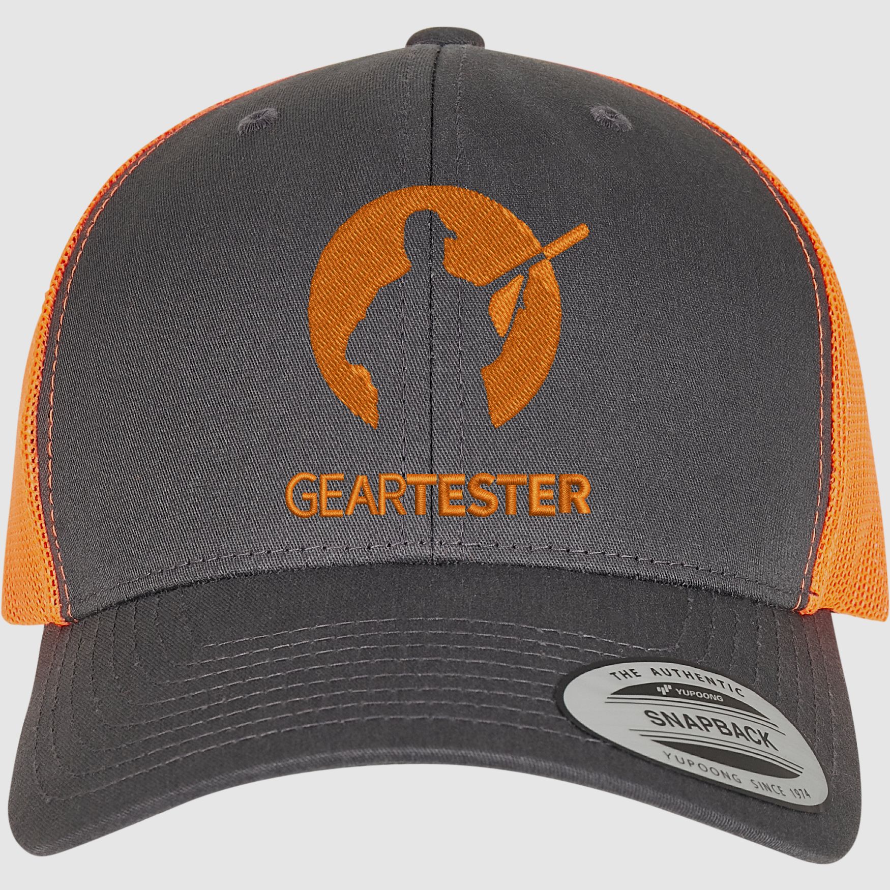 Geartester zweifarbige Retro-Trucker-Kappe