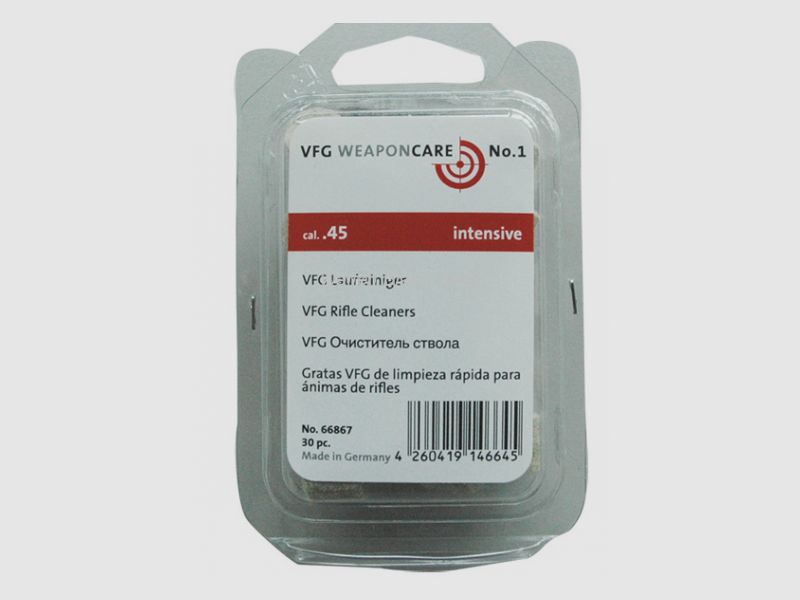 VFG Super Intensive Cleaner, No. 66867, cal .45