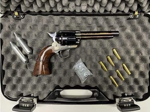 Colt Single Action Army® 45 Co2-Revolver Kaliber 4,5 mm BB (P18) brüniert