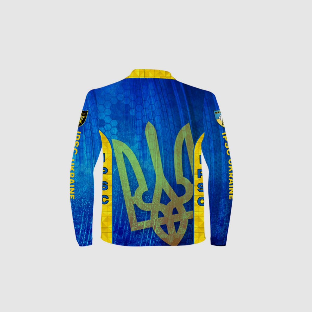 DED IPSC Ukraine Team Long Sleeve T-shirt, size: 4XL, Custom Name: No Name, Clothes type: Women, image 2 of 3