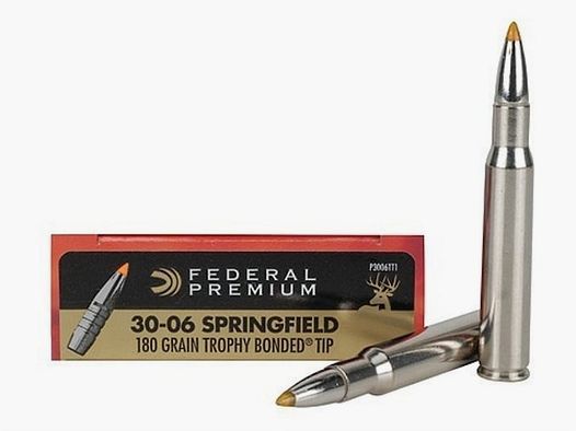 Federal Premium Trophy Bonded Tip .30-06 Sprg. 180GR 20 cartridges