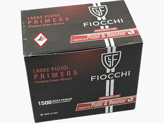 Fiocchi Zündhütchen Large Pistol 1500 Stück