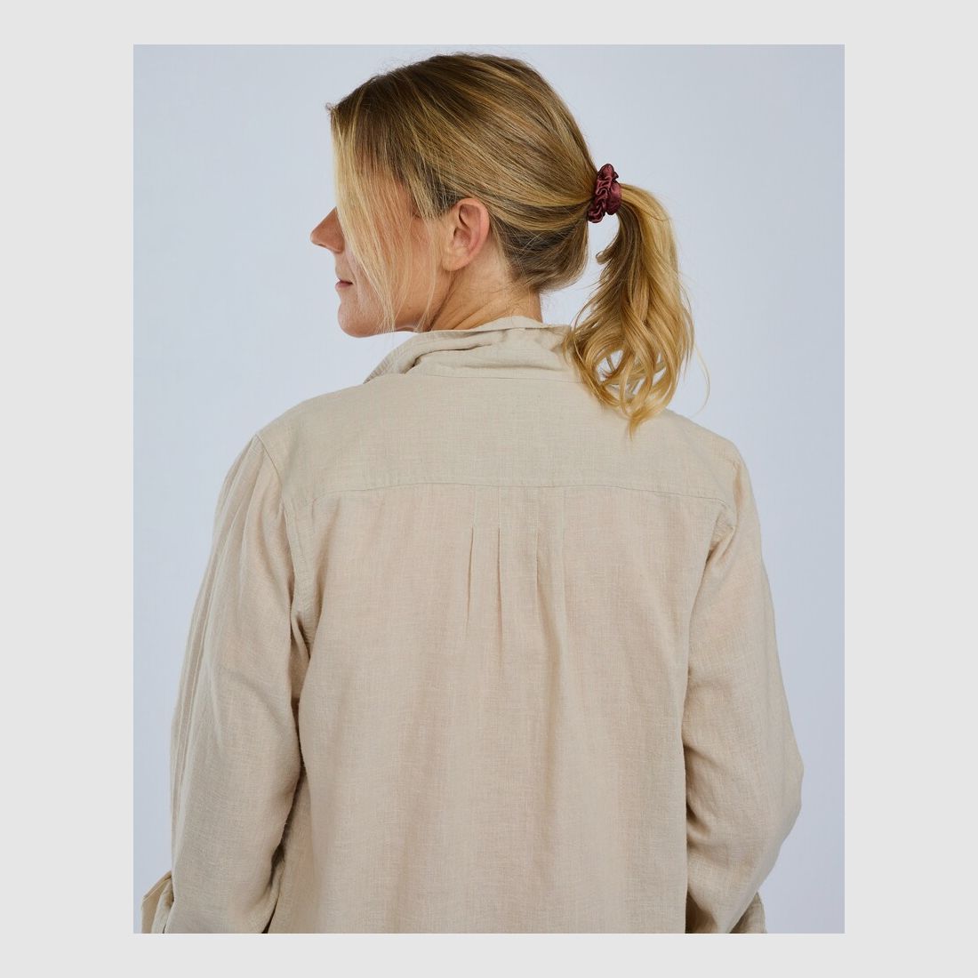 Pinewood Värnamo InsectSafe blouse (Linen Beige), imagen 5 de 7