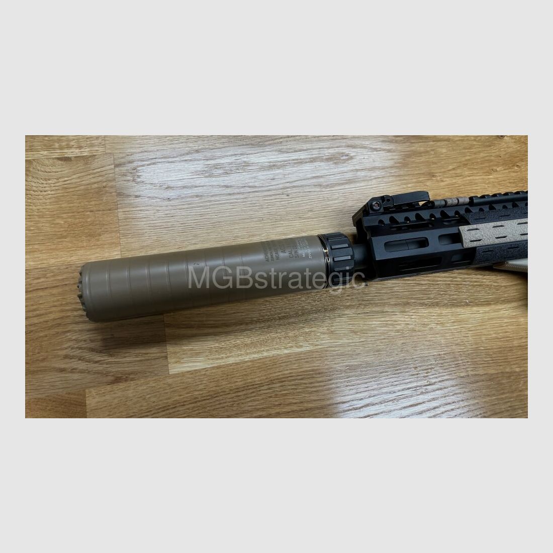 Silenciador Acheron ACS E1 7.62 para adaptador de boca Acheron HexaLug sistema de cierre rápido HexaLug - disponible en negro y FDE!