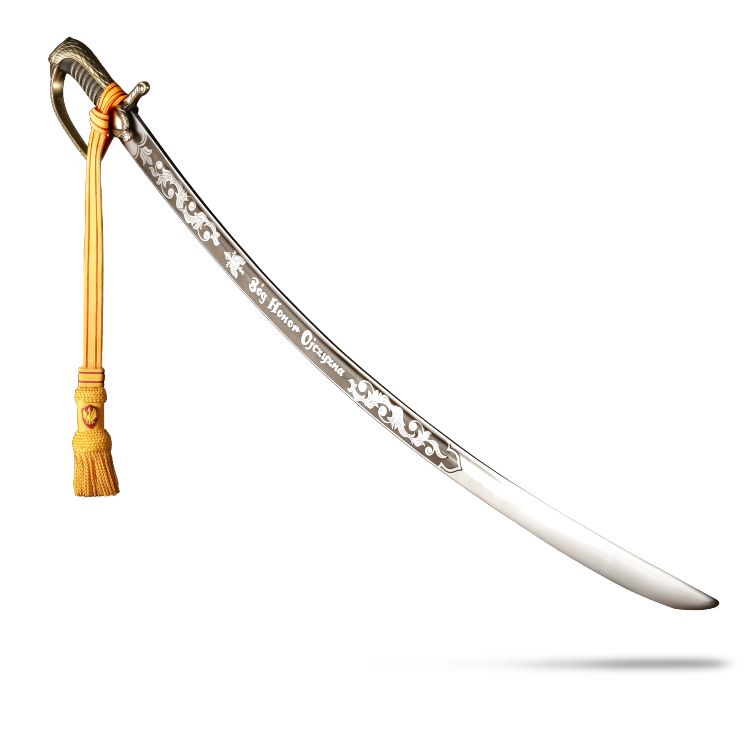WZ 1921 officer’s sabre with scabbard, engraving “God, Honor, Fatherland” and sword knot