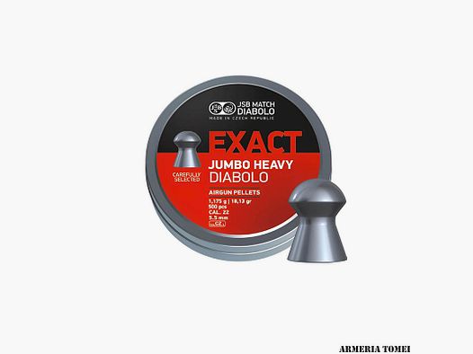 JSB MATCH – EXACT JUMBO HEAVY DIABLO CAL .22 (5.5mm) 1.175g | 18.13gr (500 pcs)
