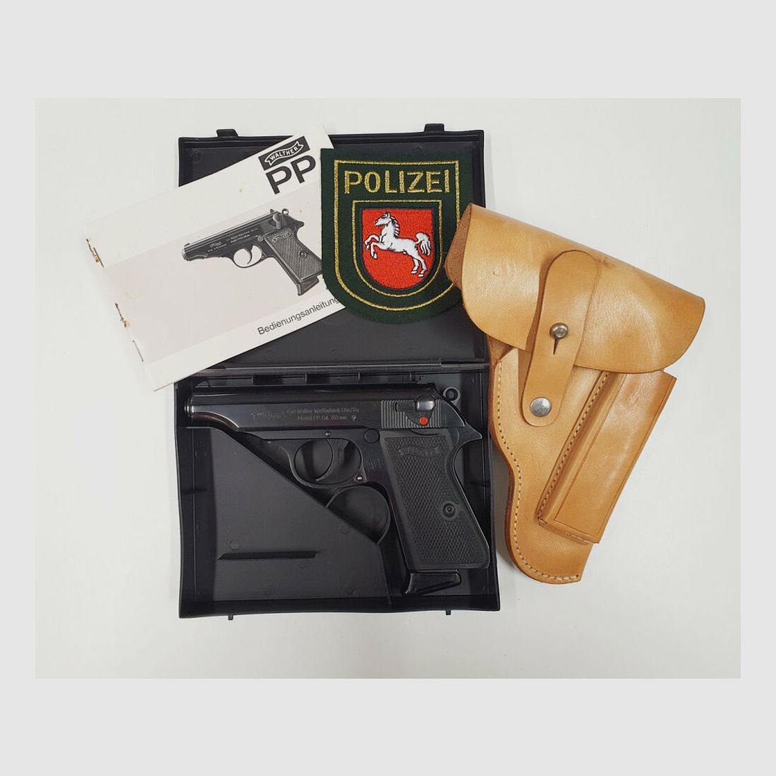 Walther Carl Walther PP Waffenfabrik Ulm/Do. Calibre 7,65mm Browning Tampon Nds Police Niedersachsen