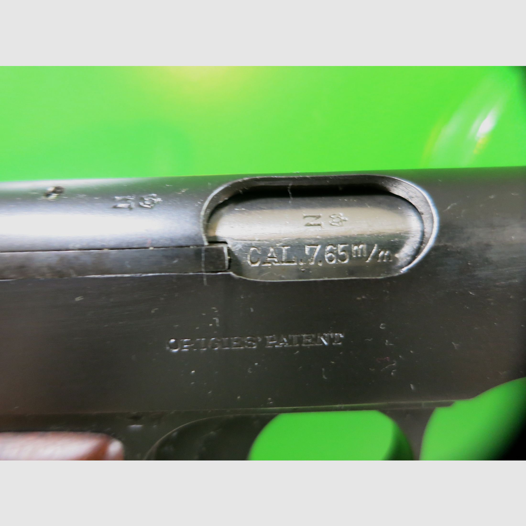 Ortgies; Deutsche Werke Erfurt; 7,65 Browning Polizeipistole Wehrmacht      #47-