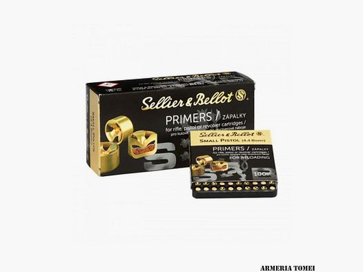 PRIMERS – SELLIER & BELLOT – SMALL PISTOL PRIMERS