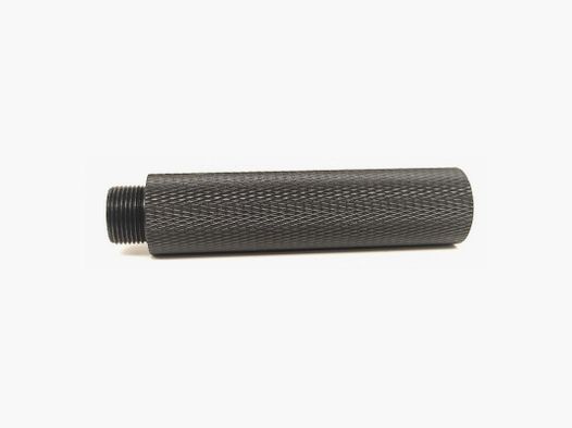 J-TAC external barrel extension 3 inches / ~75mm, "Knurled