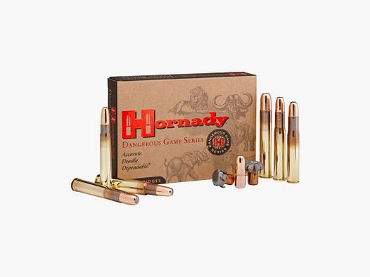 MUNITION – HORNADY – 470 Nitro Express 500 gr DGX® Bonded