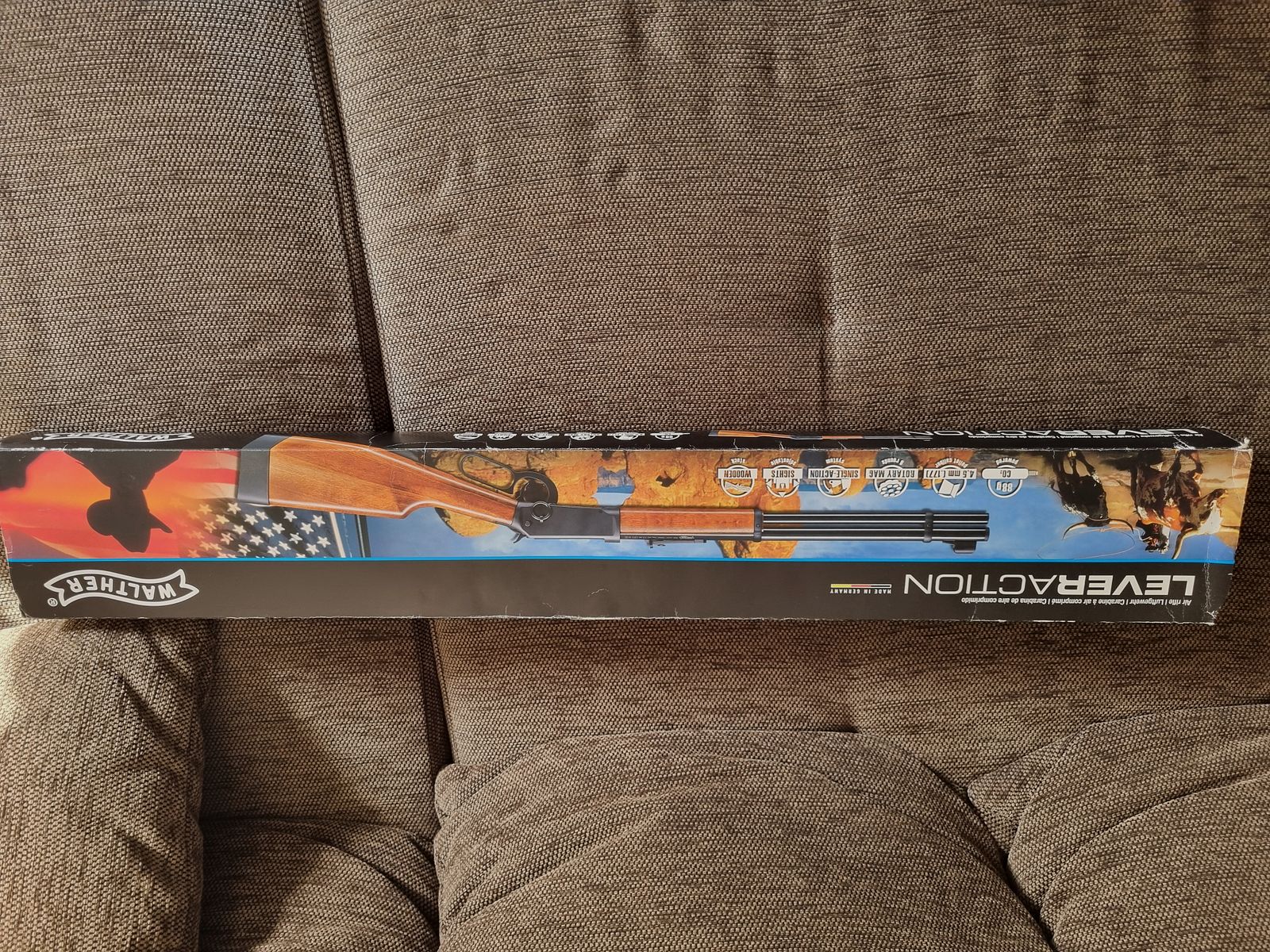 Walther Lever Action Wells Fargo lungo 4,5 mm Diabolo fucile CO2 versione da 88 grammi (P18)