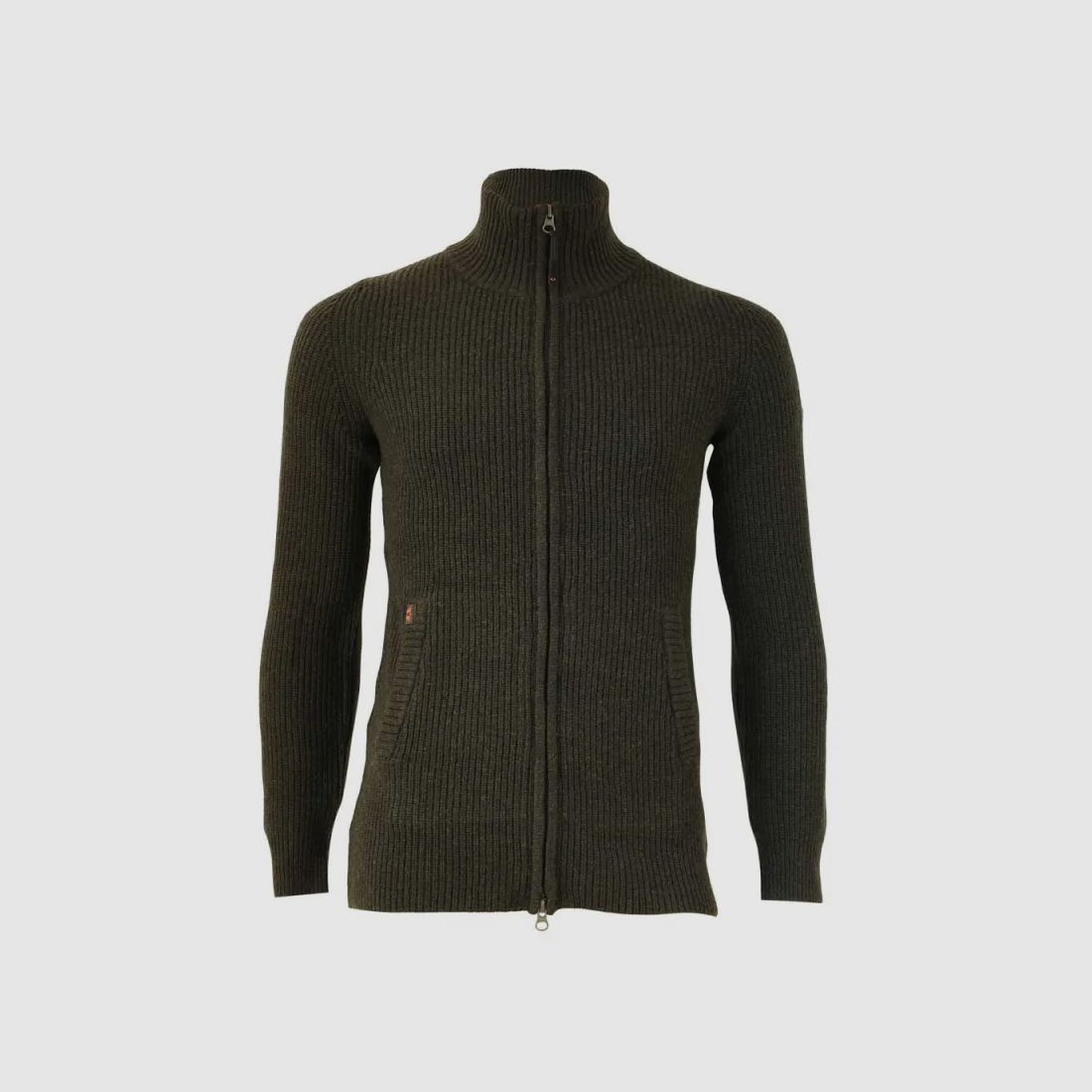 Gilet femme Shirley col montant laine vert loden XS à 3XL, image 2 sur 17