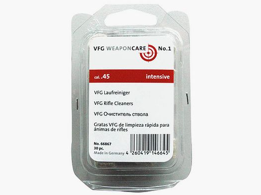 VFG Super Intensive Bore Cleaner caliber 6.5 mm, 50 pieces