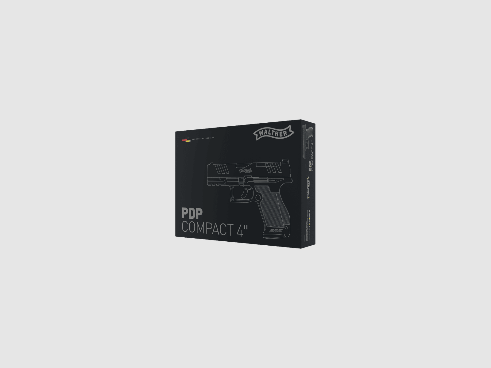 Walther PDP Compact 4" CO2 Pistol Airsoft OR in Nero | Umarex, immagine 5 di 5
