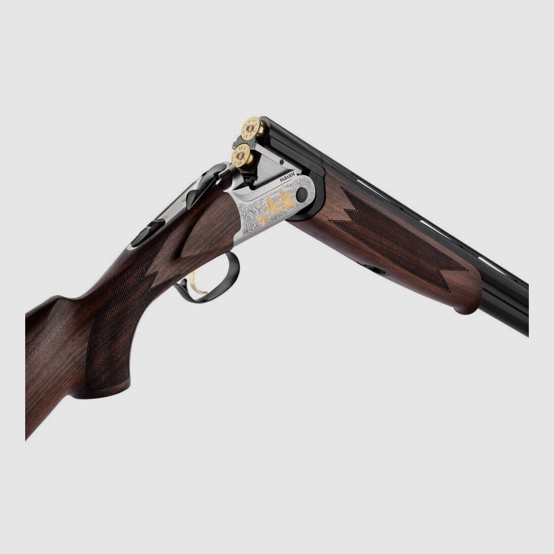 Fusil superposé Fabarm Elos A2 Cal. 12 Classic Gold Acier – Double Détente, image 4 sur 4