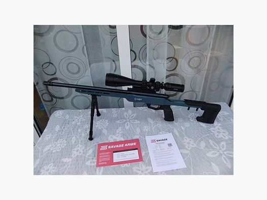 SAVAGE KK-Matchbüchse Mod. B22 PRECISION BLUE -18' .22lr