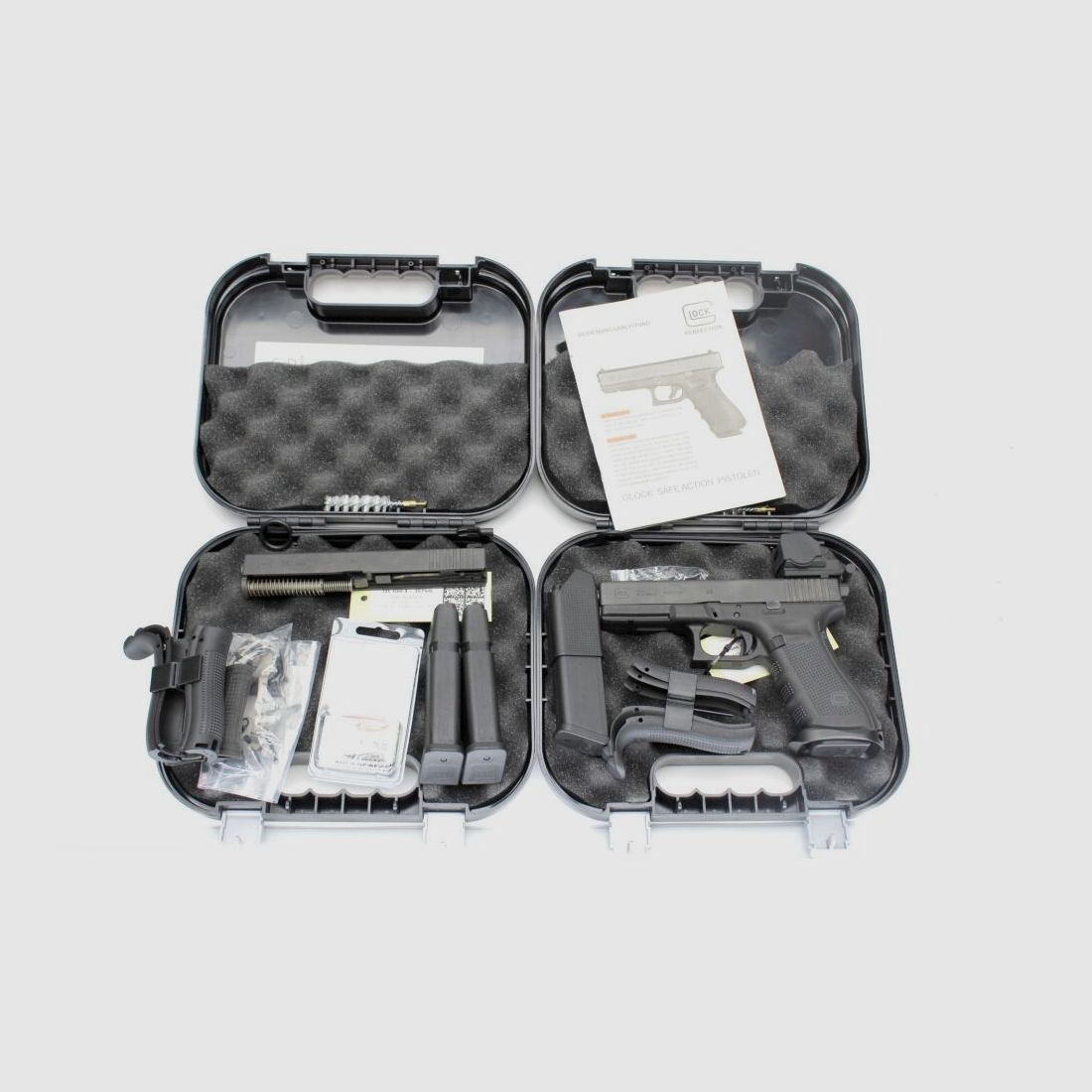 Pistola Glock 22 Gen 4 con sistema intercambiabile Glock 31C Gen 4 .40S&W .357 SIG