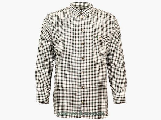 Forest Langarmshirt Ruit Olijf Bruin Ruit