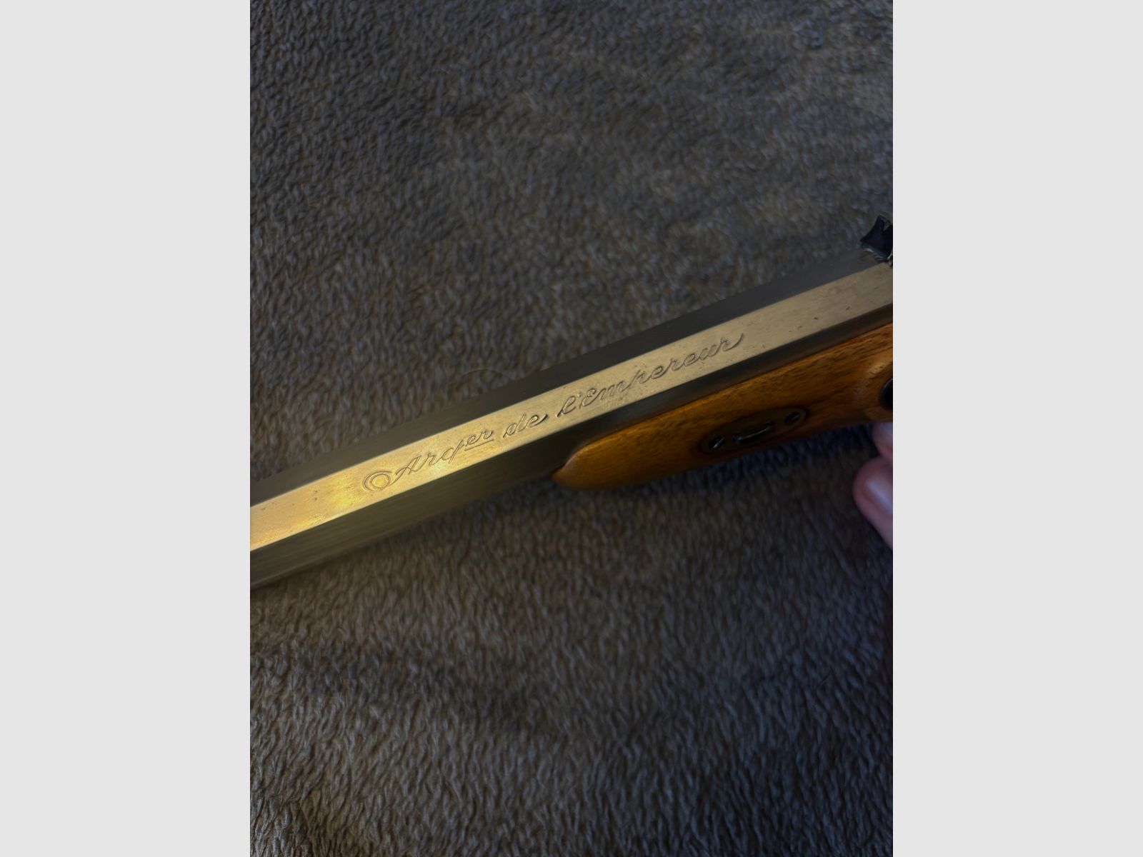 Voorlader Pistool Bondini Le Page in Parijs Kal. 45 Gebruikte wapen