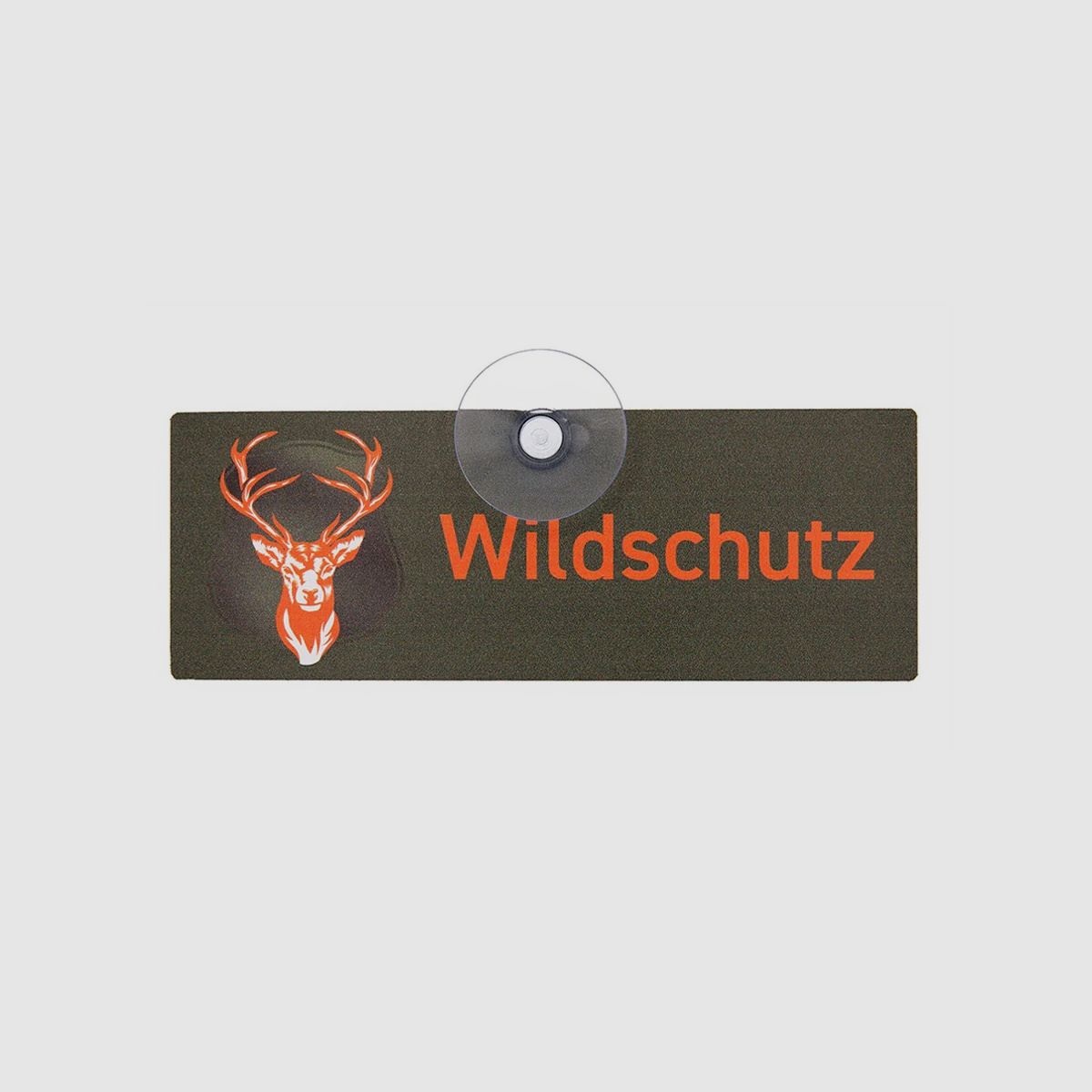 WILDE HILDE Jagdschild mit Saugnapf "WILDSCHUTZ" II