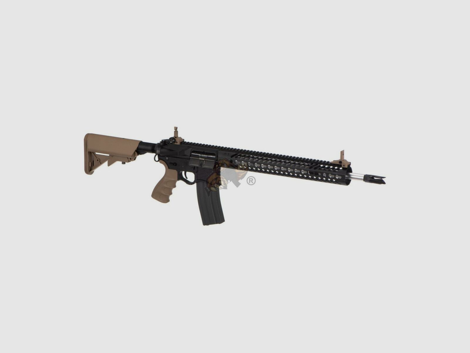 G&G Seekins Precision AR15 SBR8 Dual Tone Schwarz/Desert Airsoft S-AEG frei ab 18