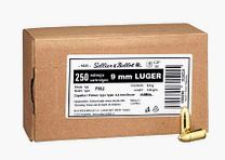 SELLIER & BELLOT Emballage en vrac 9 mm Luger Full Metal Jacket 8,0g/124gr - LES DERNIERS!