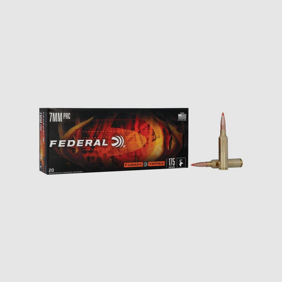 Federal Fusion Tipped 7 mm PRC 11,3 g / 175GR Jagdmunition – 20 Stück #F7PRCTFS2
