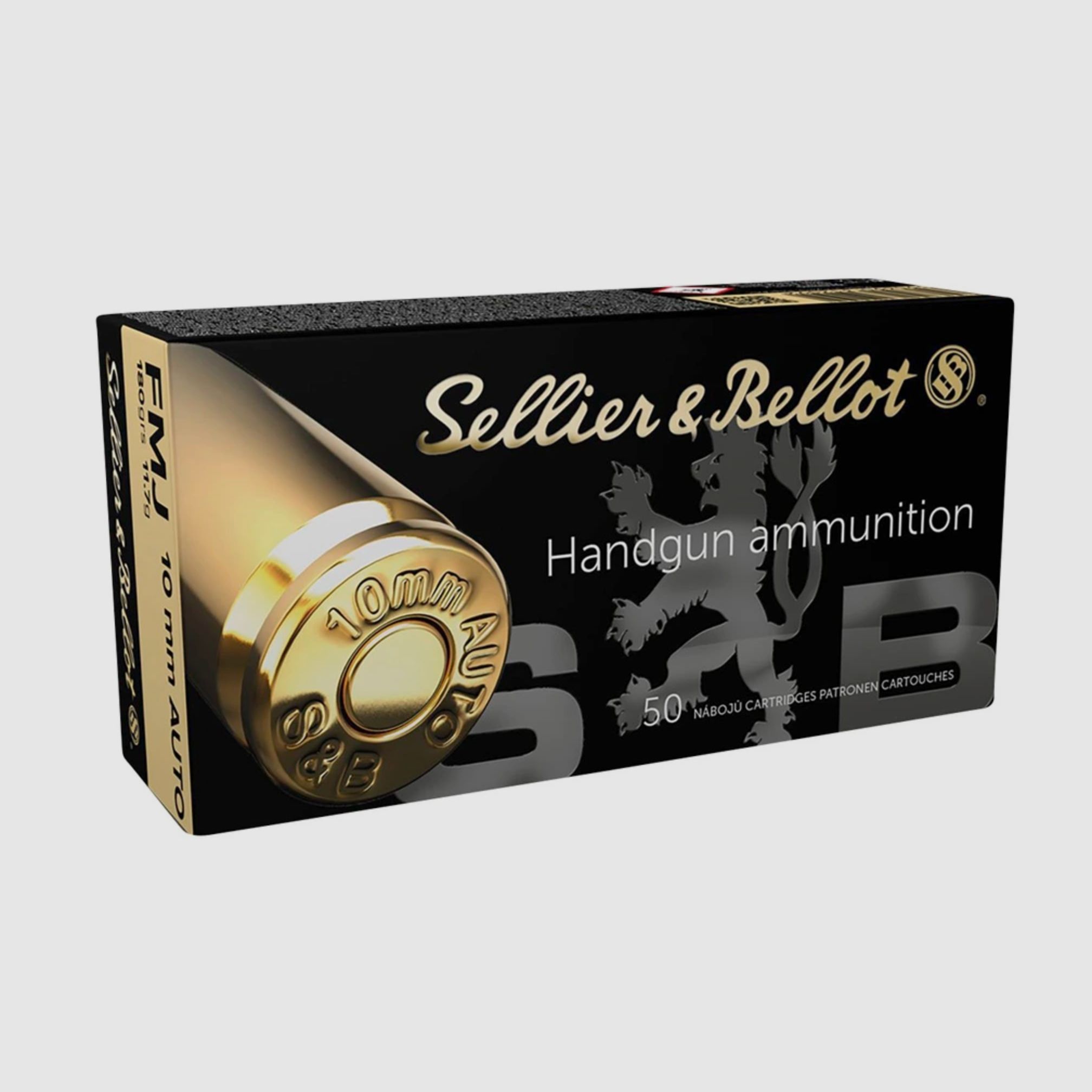 Sellier & Bellot 191531 10 mm Auto Vollmantel 11,7g 180grs. 50 Stk.