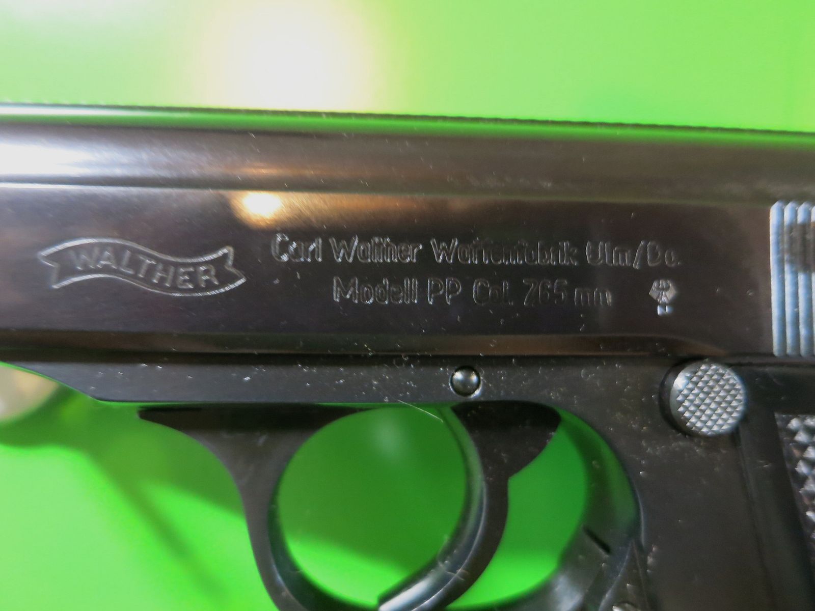 Walther PP „Polizeipistole“, 7,65 mm Browning       #44-