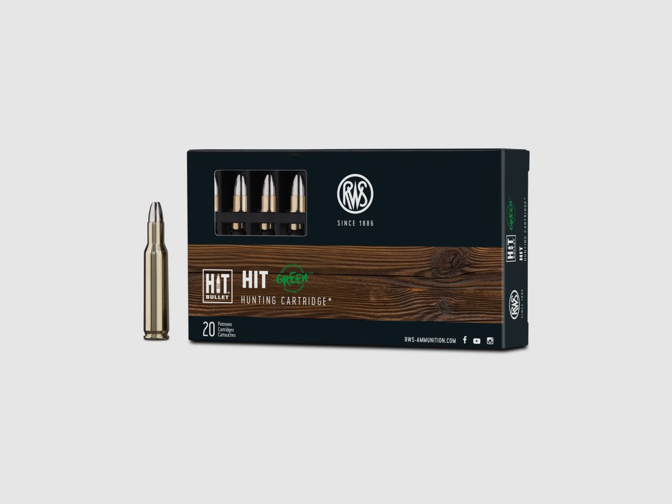 RWS Hit 7 mm Rem. Mag. 140 grains loodvrij, afbeelding 4 van 4