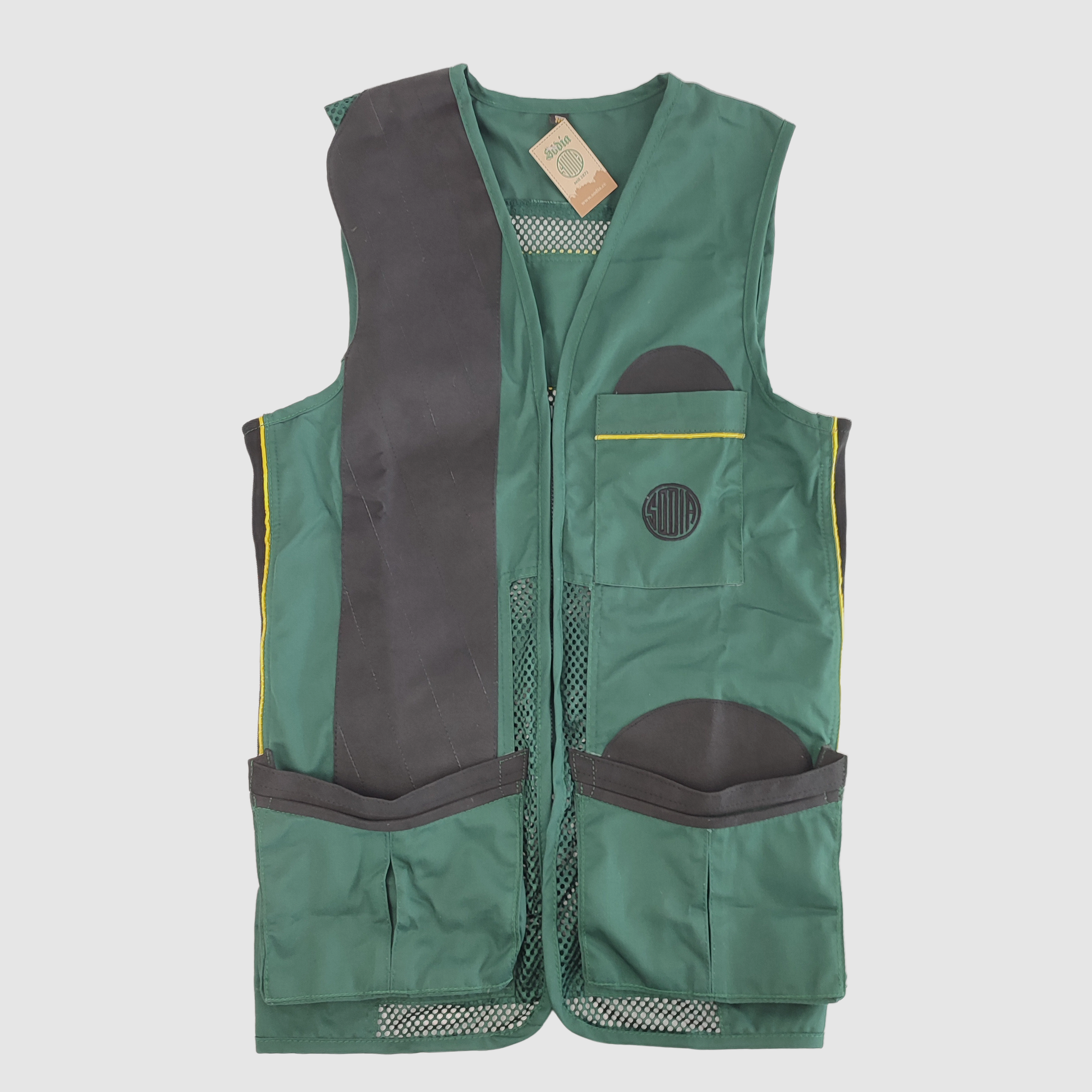SODIA gilet de tir vert en mesh
