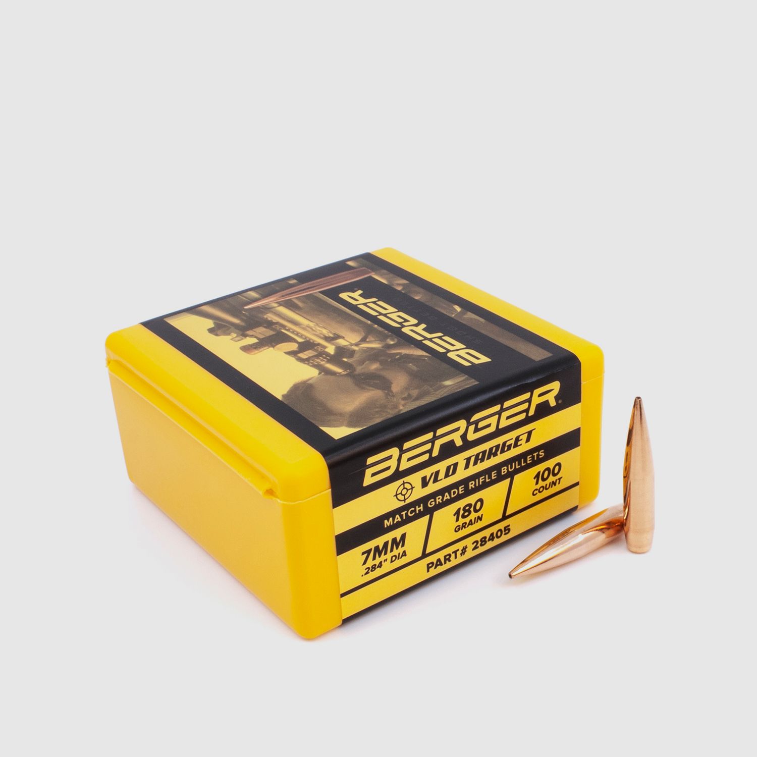Berger Geschoss 7mm/.284 VLD Target 180GR 100 Stück