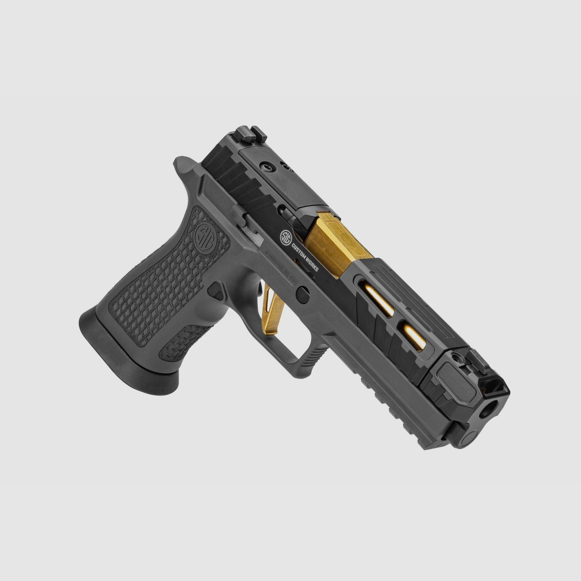 Sig Sauer P320 Spectre Comp. Schwarz/Gold 9mm Luger - Selbstladepistole