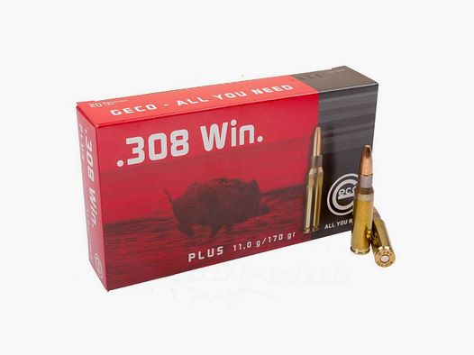 GECO PLUS .308WIN - 170GRS. - 20 CARTOUCHES
