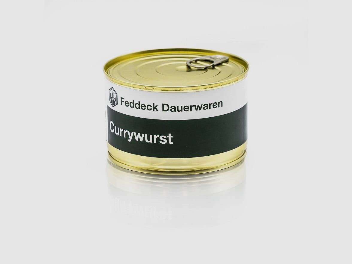 Feddeck duurzame goederen curryworst (400 g)