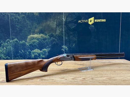 Brenner Black BF20 Premium Silver / 12/76 / LL 71cm / manico in noce / incisione arabesca