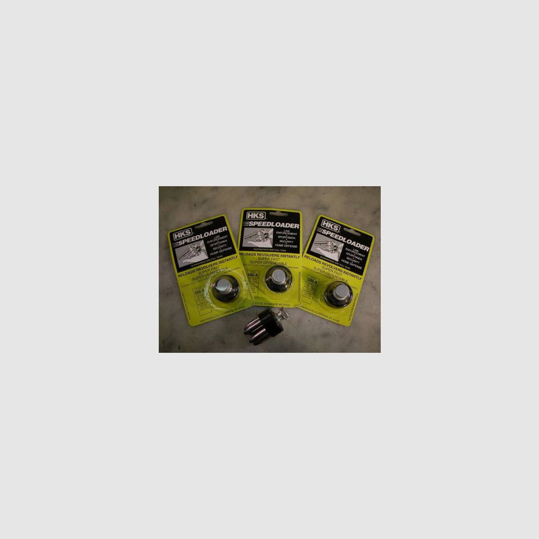HKS Speedloader Mod. 586(A), 3 stuks