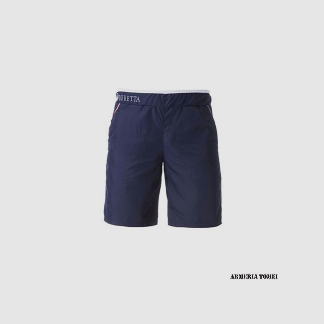 PANTALONCINO – BERETTA – UNIFORM PRO SHOOTING BERMUDA ITA Blauw Marine & Wit, afbeelding 1 van 2