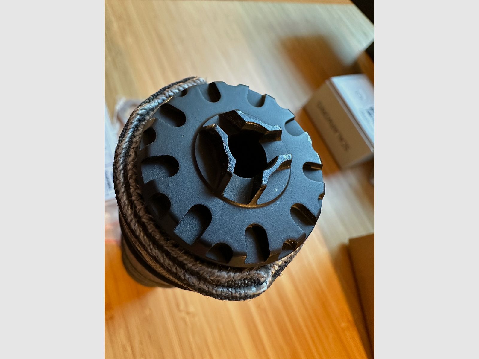 Acheron ACS E1 Hexalug 7,62mm Schalldämpfer + md-textil Hitzeschutz Schalldämpfer Cover