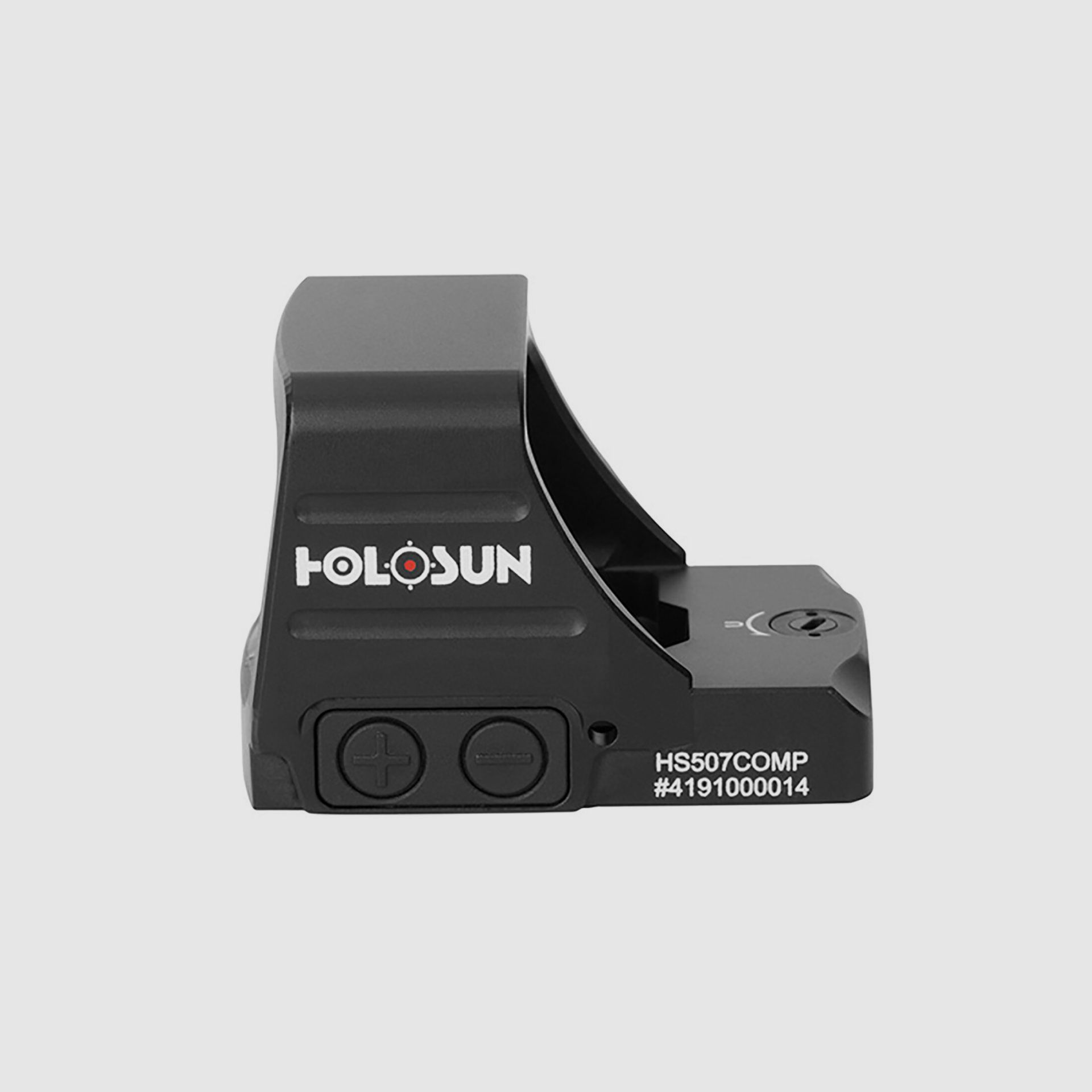 Holosun HS507COMP Offenes Reflex Rotpunktvisier mit wechselbarem Absehen (2MOA Punkt, 8/20/32MOA Kreis)