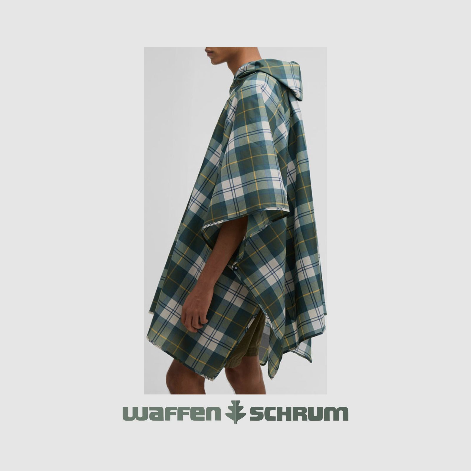 Barbour Poncho Tartan Showerproof