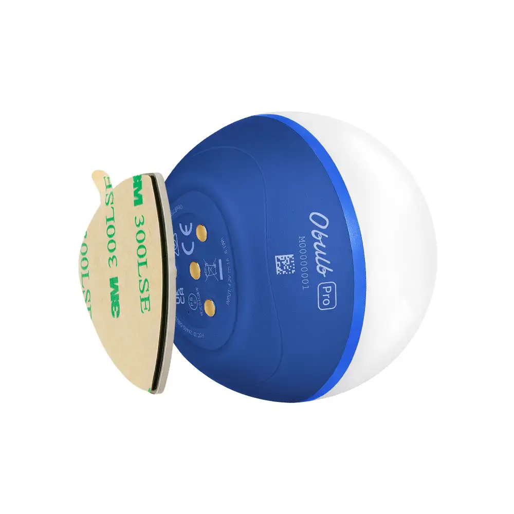 Lumière LED portable avec télécommande Bluetooth Obulb Pro Olight verte, image 9 sur 22