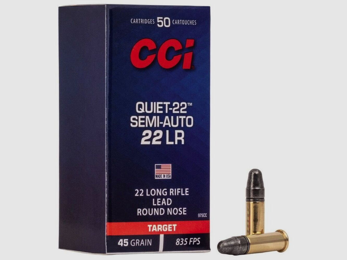 CCI Quiet-22 SP 45grs 50pcs .22lr, image 1 sur 4