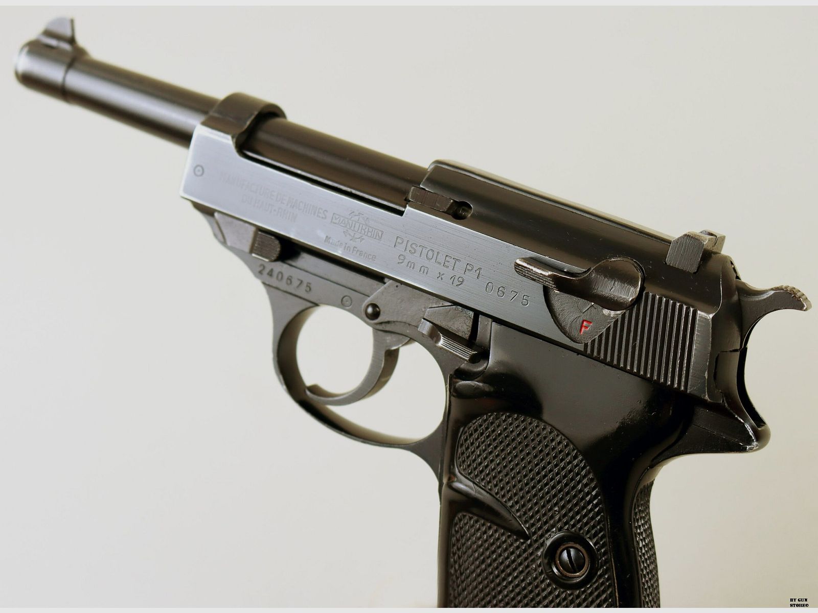 Pistole Manurhin Walther mod. P1 Bundeswehr Kal. 9×19 Matr. 240675, Bild 6 von 9
