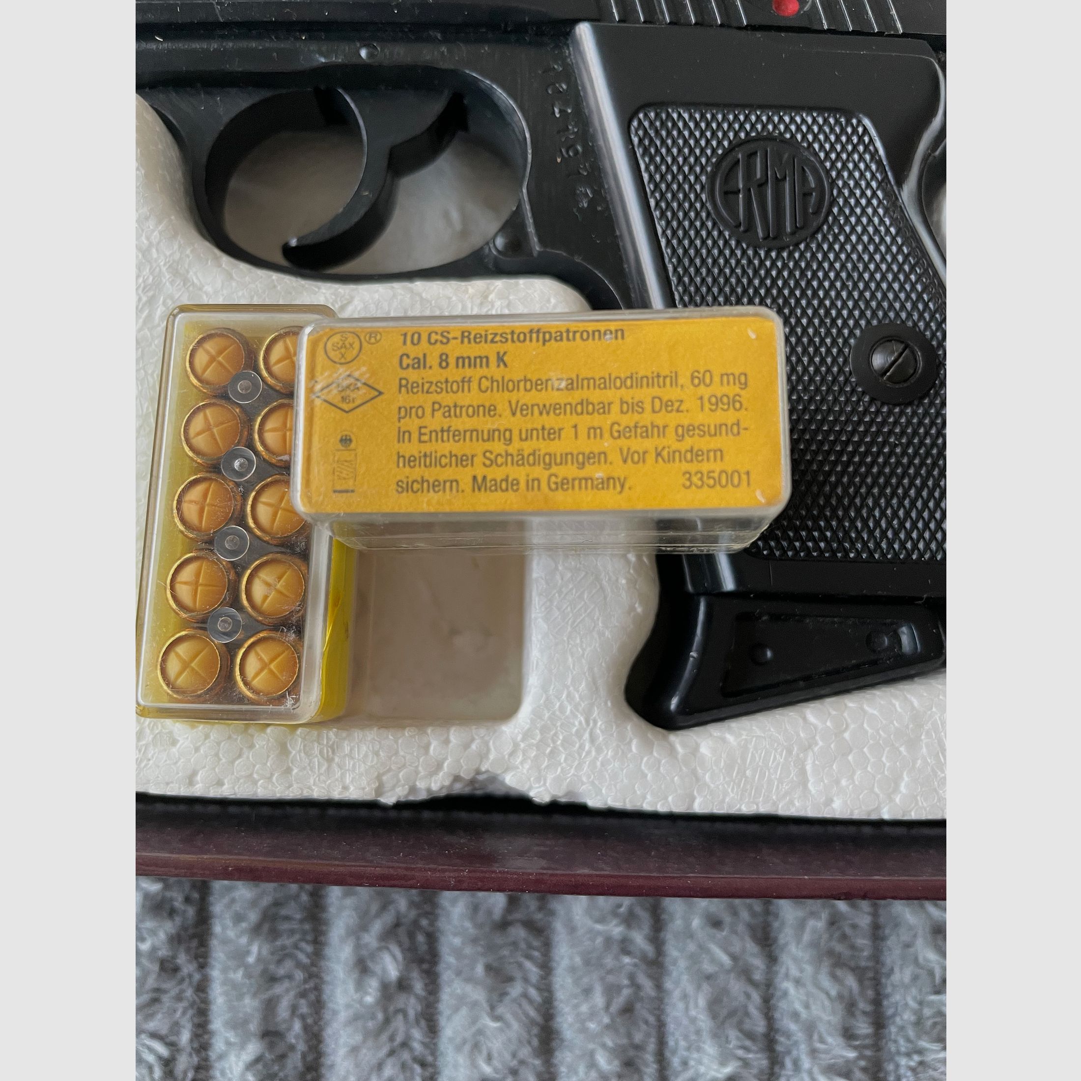 ERMA EGP 75S Kal.8mmK Originele verpakking Ideaal voor verzamelaars Topstaat